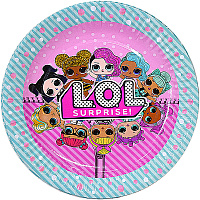 Тарелки Куклы Лол 10 шт