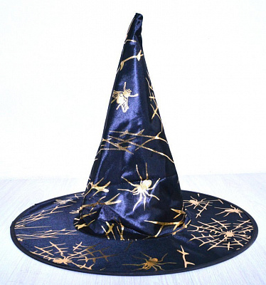 Шляпа ведьмы Насекомые (золото)