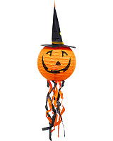 Фонарик Тыква в шляпе 20 см