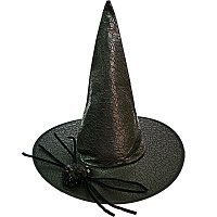 Колпак Ведьмы с пауком (черный)