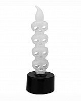 Свічка черепа на підставці LED