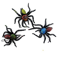 Праздники|Halloween|Паутина и пауки|Паук резиновый 10 см