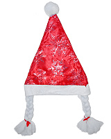 Ковпак Снігуроньки сніжинки (червоний)