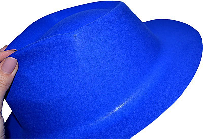 Шляпа мужская синяя (пластик)