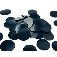 Конфетті кола чорні 50 гр 23 мм