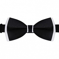 Бабочка "Черно-белая классика" двойная