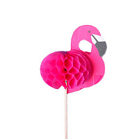 День Рождения|Фламинго|Пика для канапе Фламинго 12 шт