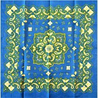 Бандана синя з візерунком Бандана синя з візерунком