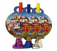 Дудки праздничные Робокар Поли