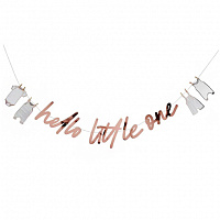Гирлянда буквы Hello little one Гирлянда буквы Hello little one