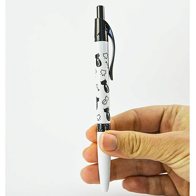 Ручка чорно-білі Котики