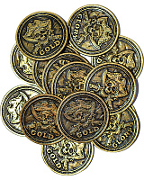Монета Сокровища пиратов (металл)