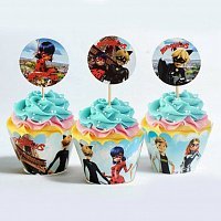 Топперы для кексов Леди Баг 6