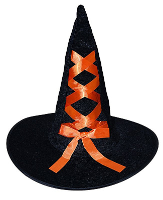 Колпак Ведьма с повязкой (оранжевый)