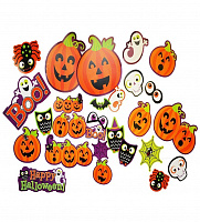 Праздники|Декорации на Хэллоуин|Баннера|Баннер-комплект Забавный Хэллоуин 30шт