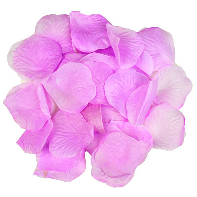 Лепестки роз (сиреневые) 300 шт