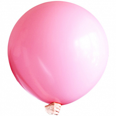 Воздушный шар 27" нежно-розовый