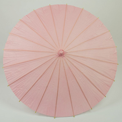 Китайська парасолька для декору 30 см (рожева)