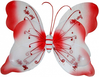 Крылья Сказочная бабочка (красные)
