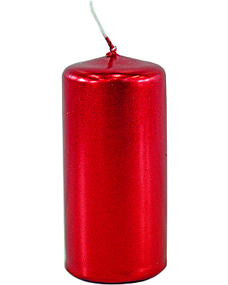Свеча Биспол бордовая 8 см