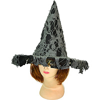 Праздники|Halloween|Шляпы на Хэллоуин|Шляпа Ведьмы в лоскутах