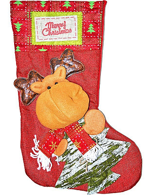 Шкарпетка Щасливог Різдва Олень (англ)