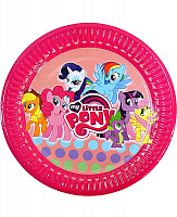 Тарелки праздничные Little Pony 6 шт