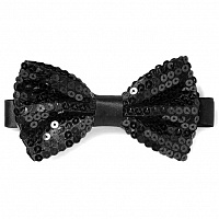 Метелик в паєтках чорний