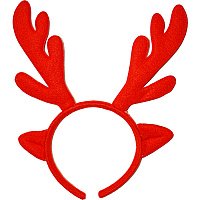 Рога Оленя с ушами (красные)