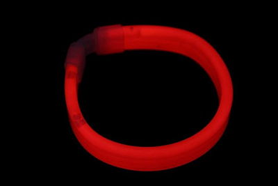 Світловий неоновий браслет (червоний)
