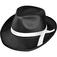 Товары для праздника|Карнавальные шляпы|Котелки и цилиндры|Шляпа мужская "Тони Сопрано"