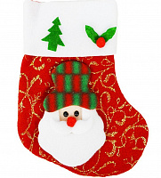 Праздники|Новогодние украшения|Новогодние носки|Носок мини с Дедом Морозом