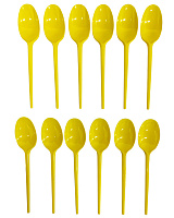 Набор чайных ложек (желтые) 12 шт
