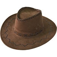Шляпа ковбоя замшевая (коричневая) Шляпа ковбоя замшевая (коричневая)