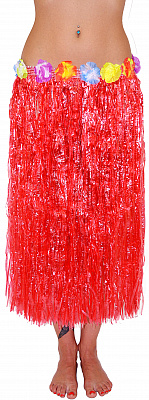 Спідниця гавайська 70 см (червона)