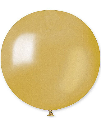 Воздушный шар 18" металлик сатин золотой