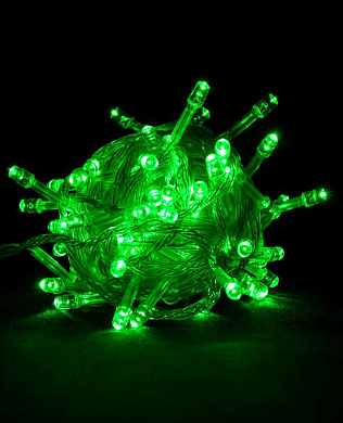 Гирлянда 100 ламп Зеленая - фото 1 | 4Party