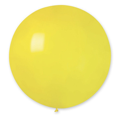 Воздушный шар 27" желтый
