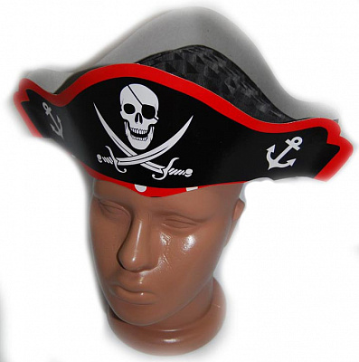 Шляпа "Пират" складная (картон)