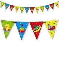 Вымпела для новорожденных (картон)