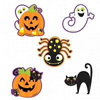 Тематические вечеринки|Детский Halloween|Декорации|Набор мини баннеров Halloween