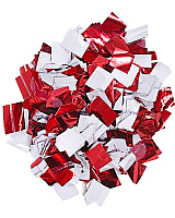 Метафан бело-красный квадратики (вторичка), 1кг.