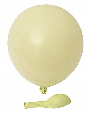 Воздушный шар макарун мокко 30см