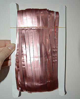 Штора сатин (розовое золото) 2х1 м