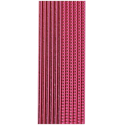 Соломинки фольгавані рожеві 12 од
