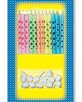 Свічки для торту Горошок 12 од Свічки для торту Горошок 12 од