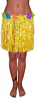 Тематичні вечірки|Гавайская вечеринка|Гавайські спідниці та шорти|Спідниця гавайська 40 см (жовта)