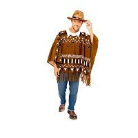 Пончо Ковбоя со шляпой