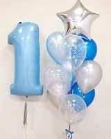 Букет куль Мускарі 11 од (гелій)