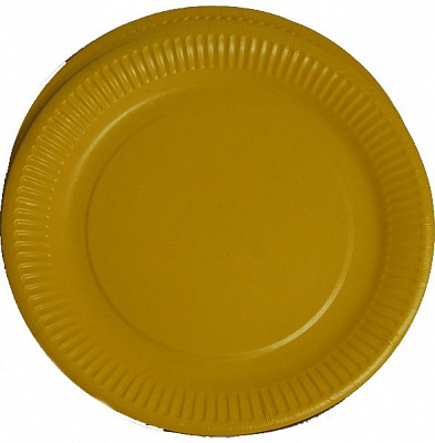 Тарелки желтые 10 шт.